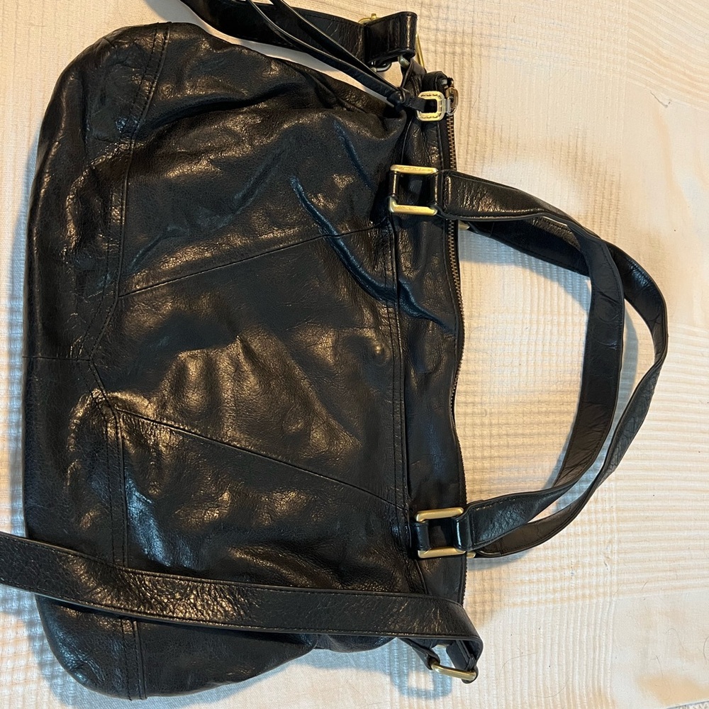 Hobo Black Leather Women's Bag - Picture 2 of 3